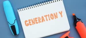 Bild zweier Textmarker mit dem orangen Schriftzug Generation Y