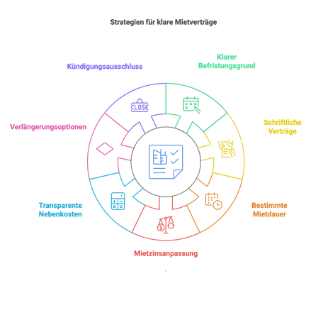 infografik strategien für klare mietverträge grin |