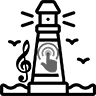 Leuchtturm-Icon